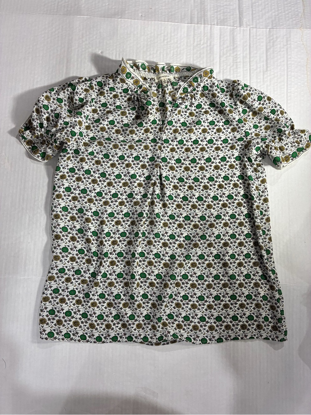 MAX STUDIO RUFFLE TRIM PULLOVER TOP - Picture 12 of 13